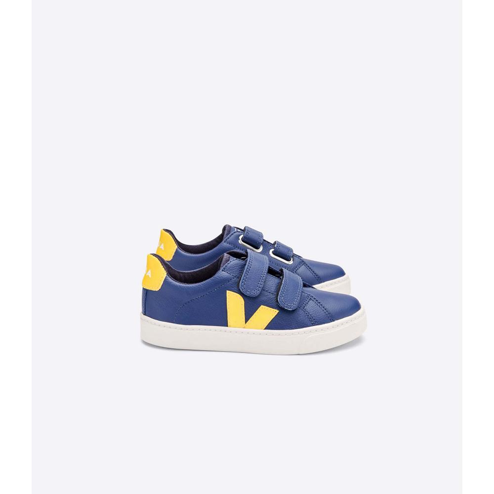 Navy Kids\' Veja ESPLAR CHROMEFREE Sneakers | AU 823CTV